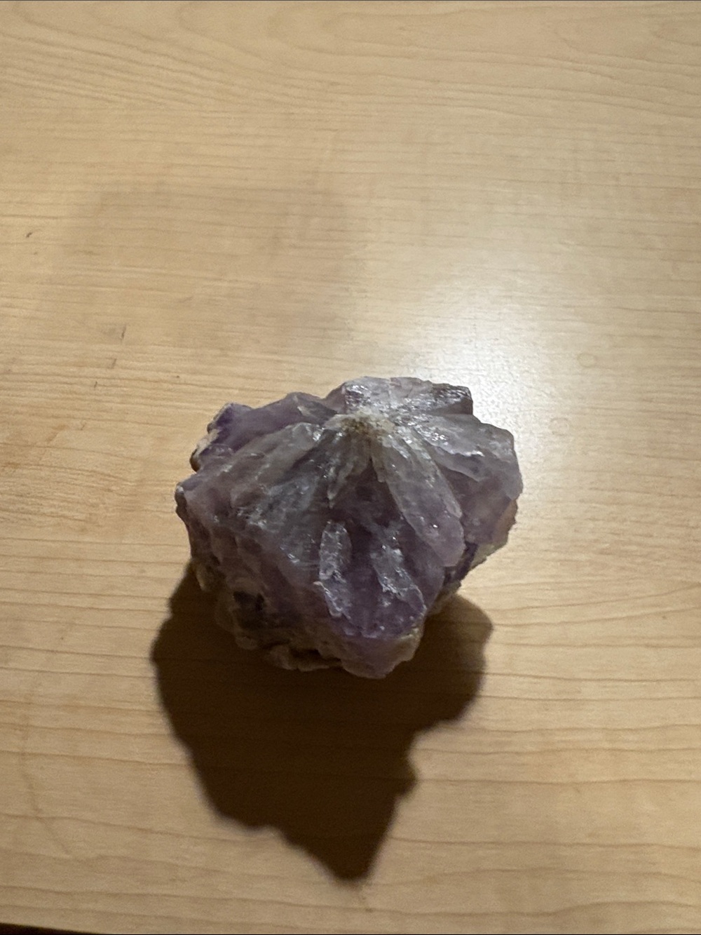 Natural Lavender Amethyst Cluster Decorative Stone Mined in Thunder Bay Ontario